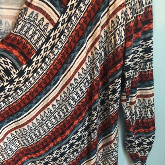Aztec Print Cardigan - Picture 3 of 5